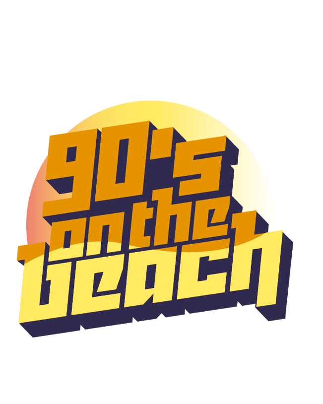 90s At the beach